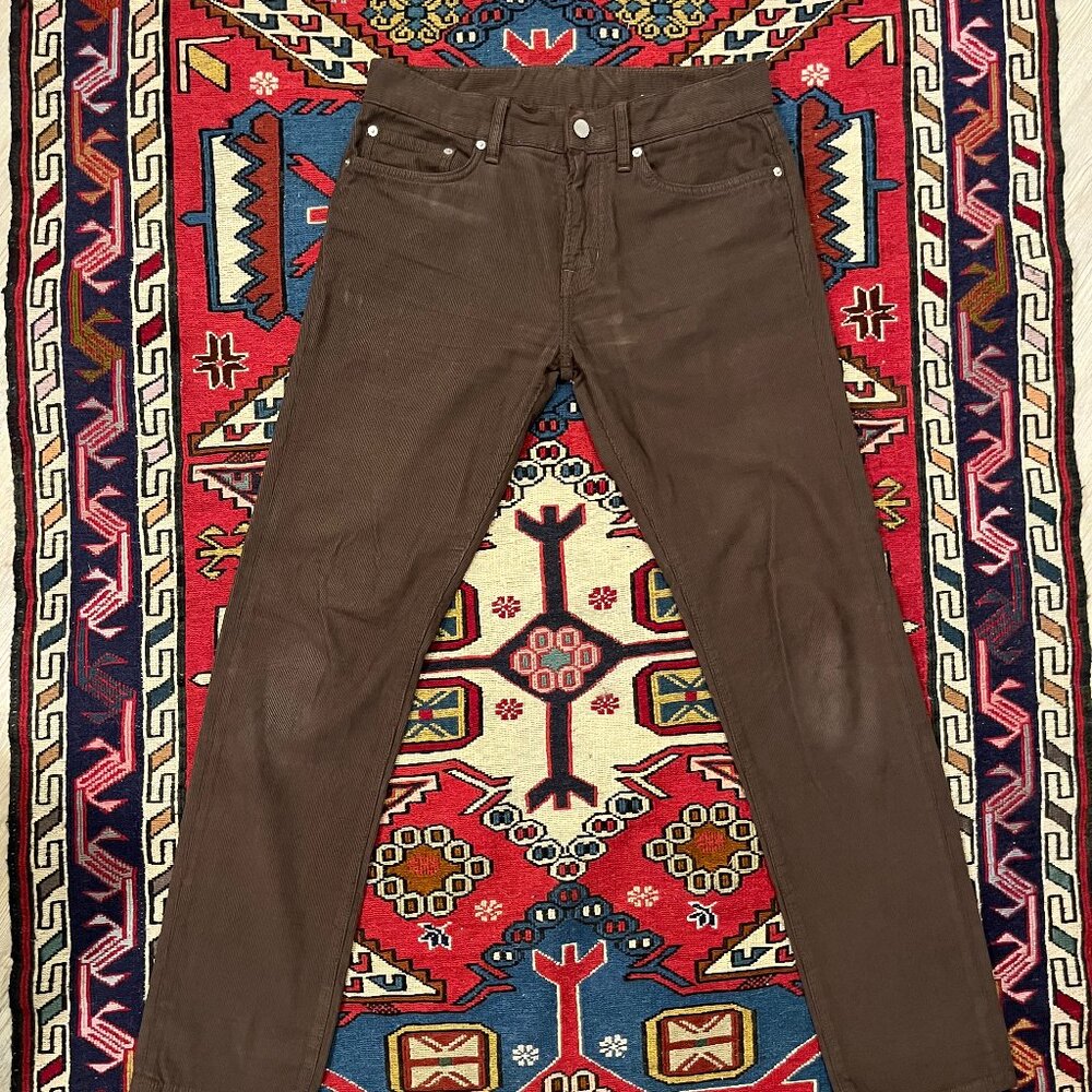 Outerknown TOWNES 5-POCKET CORD PANT BISON - Men's 29x30"